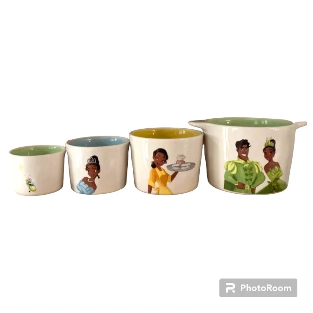 Rae Dunn Disney Princess and The Frog  Tiana measuring cups